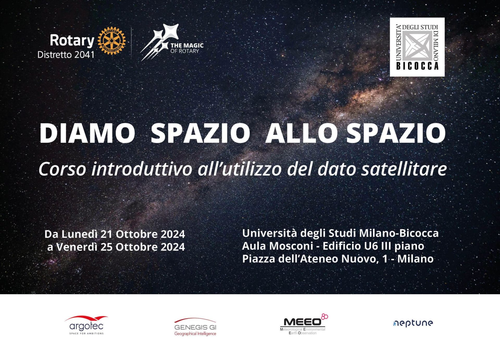 Diamo Spazio allo Spazio